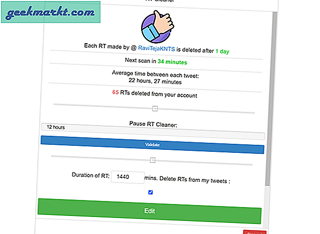 Cara Menghapus Retweet Anda Secara Otomatis
