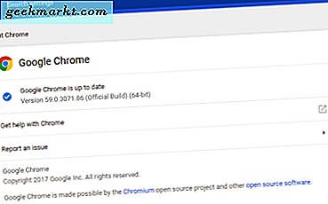Versi Chrome Mana yang Saya Miliki?