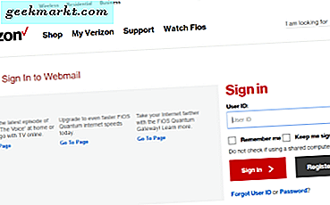 Cara Pengaturan Webmail Verizon dengan Klien E-mail Anda