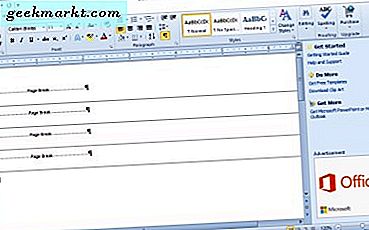 Cara Menghapus Halaman Breaks di Word