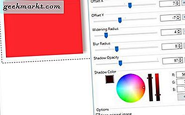 Bagaimana cara menambahkan bayangan pada Paint.NET