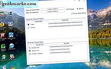Cara membuka kembali program dan folder yang baru-baru ini ditutup dengan hotkey